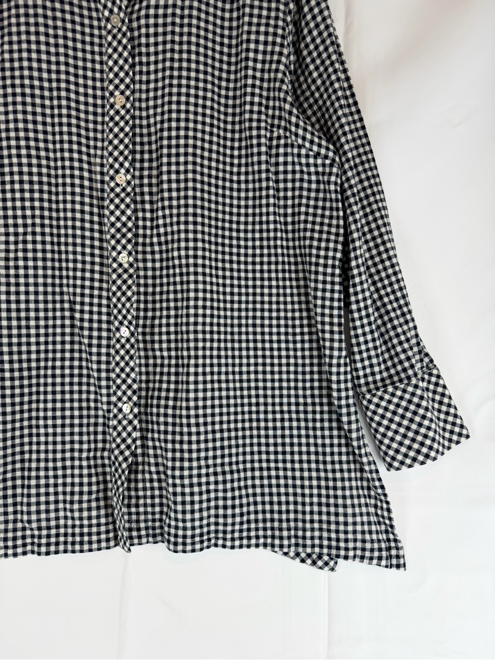 J JILL Women’s Size XL Shirt Button Down Stretch Cotton Plaid Casual Style - Picture 3 of 16